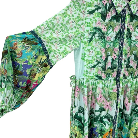 Anthropologie The Eleanora Long Sleeve Maxi Dress Size L EUC - Picture 4 of 9